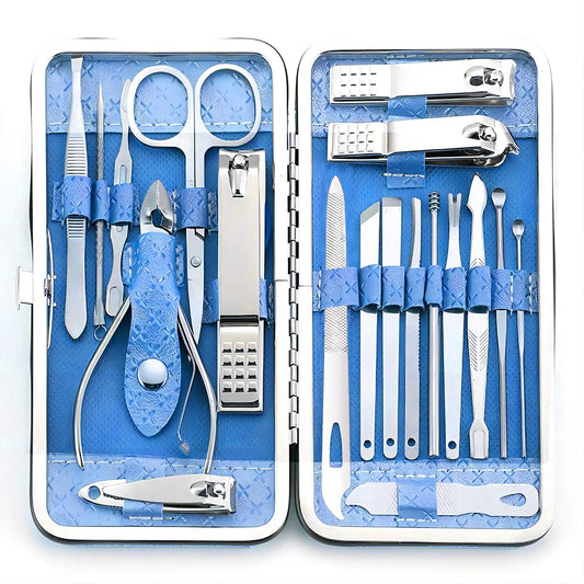 19 In 1 Manicure set - Stainless Steel